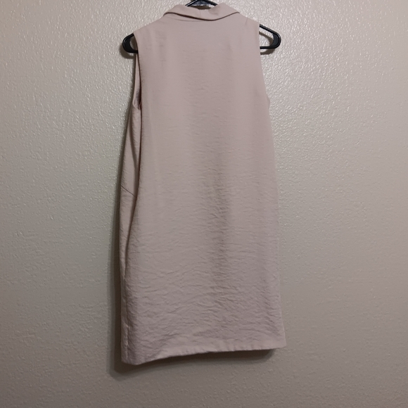 Blaque Label Beige Open Front Cascading Lagenlook Vest - Picture 3 of 4